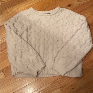 Cream sweater
